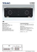 Teac A-R630-Brochure 
